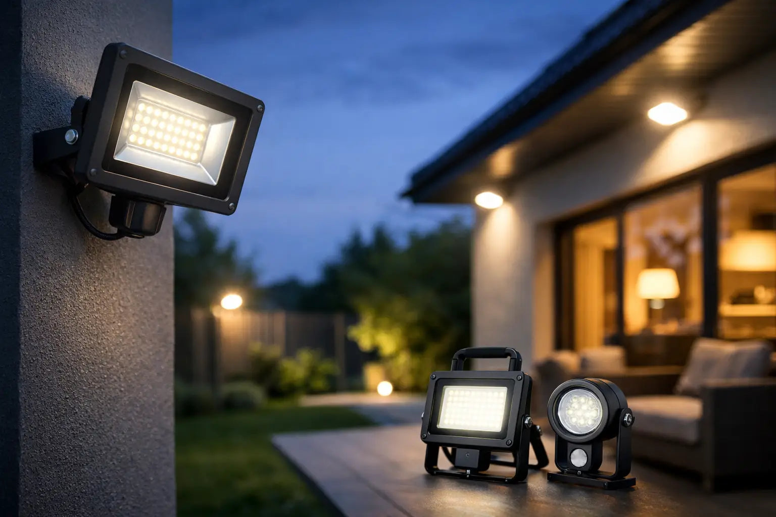 Led bouwlamp buiten kiezen zonder missers