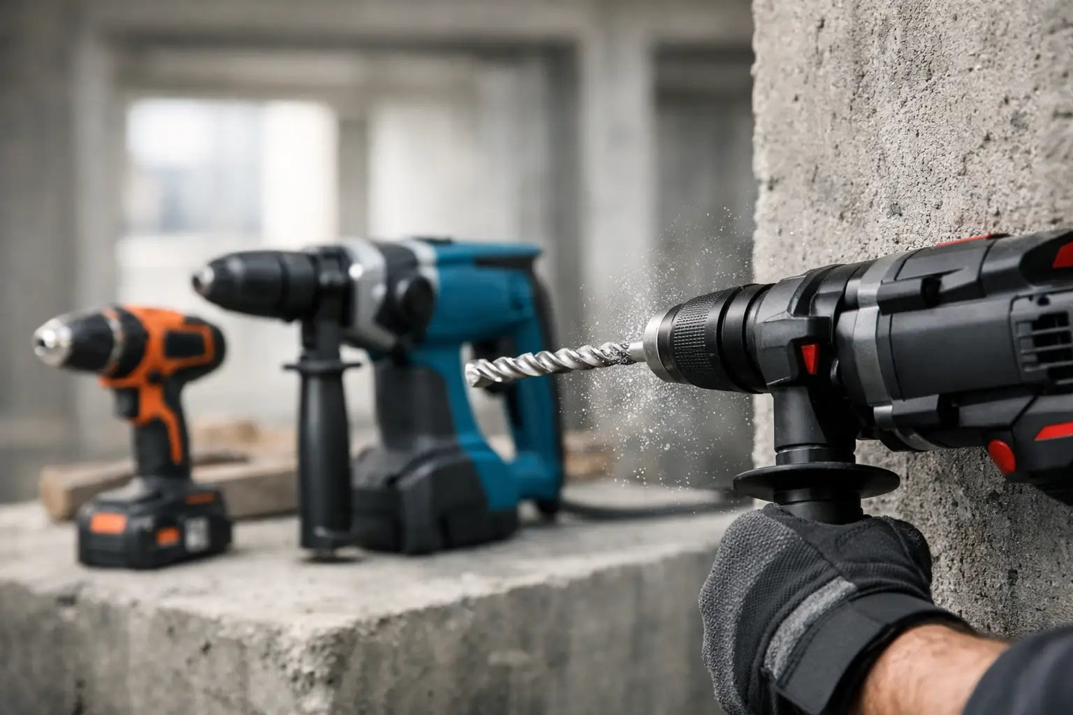 De juiste boormachine voor beton boren kiezen