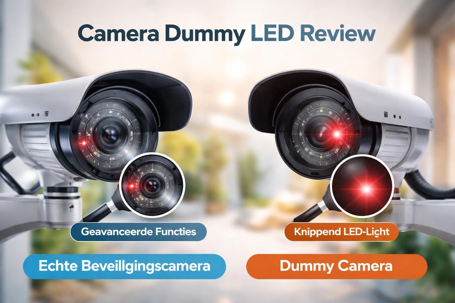 Camera Dummy LED Review: Beveiliging met Afschrikkende Werking