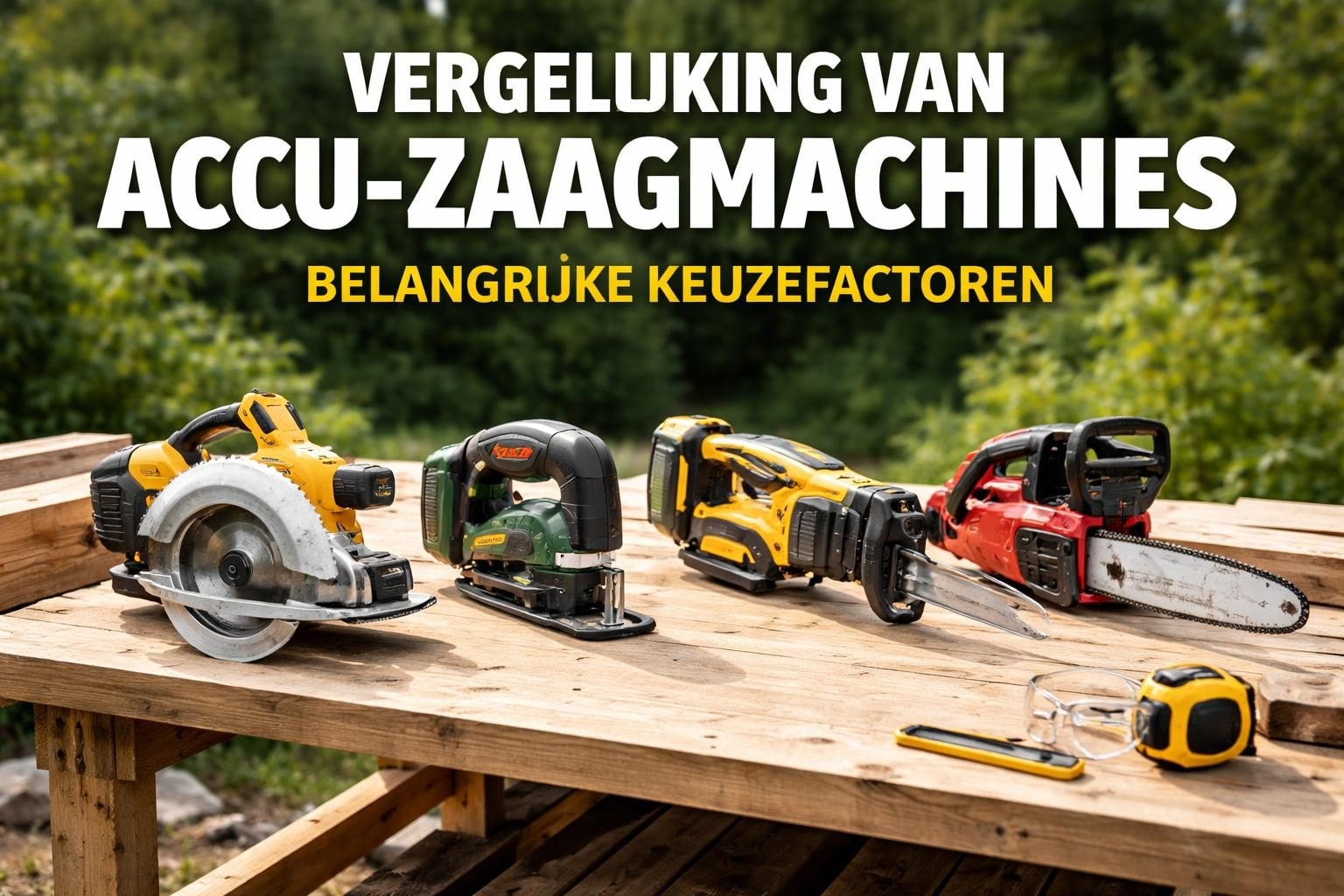 Accu Zaagmachine Review: Beste Modellen 2026
