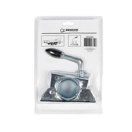 Neuswielklem 48 mm, roestvrij staal, voor trailers en caravans.