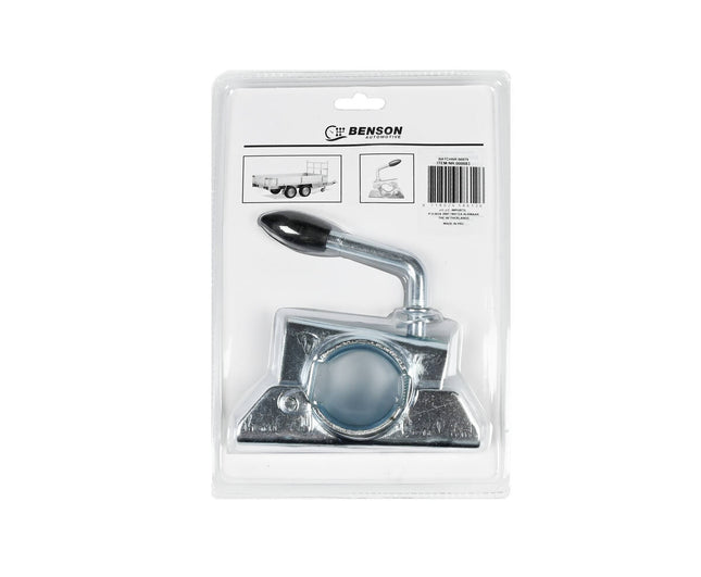 Neuswielklem 48 mm, roestvrij staal, voor trailers en caravans.