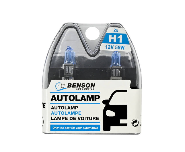 Autolamp H4 12V 60/55W Xenon Super White - Helder Wit Licht, Set van 2
