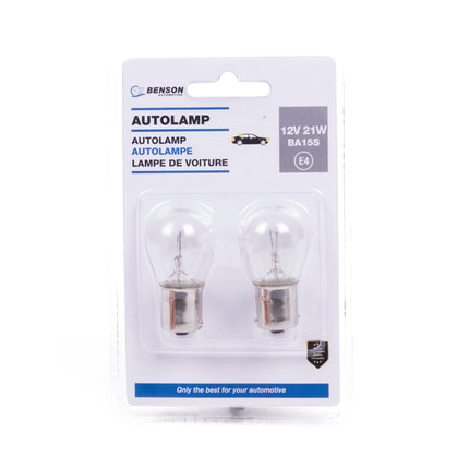 Autolamp knipperlicht 12V 21W 2dlg E4 – Voltage 12V, Vermogen 21W