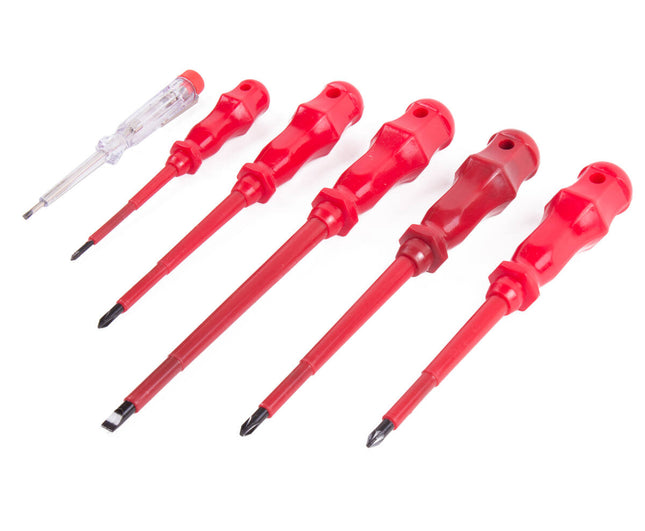 6-teiliges isoliertes Schraubendreher-Set, sicher bis 1000 V, magnetisch