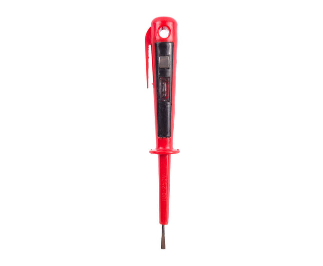Spanningszoeker 150mm, meet 100-250V, ideaal voor elektrische klussen.