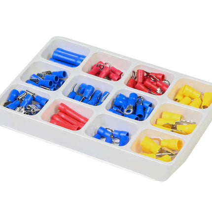 Kabelschoenset 100 dlg - Koperen connectors voor auto & apparaten