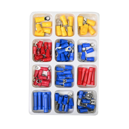 Kabelschoenset 100 dlg - Koperen connectors voor auto & apparaten