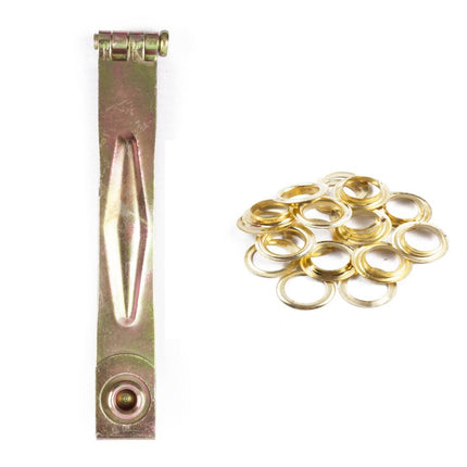 Zeilringtang Set Ø10mm voor Tenten en Zeilen, Incl. 100 Ogen