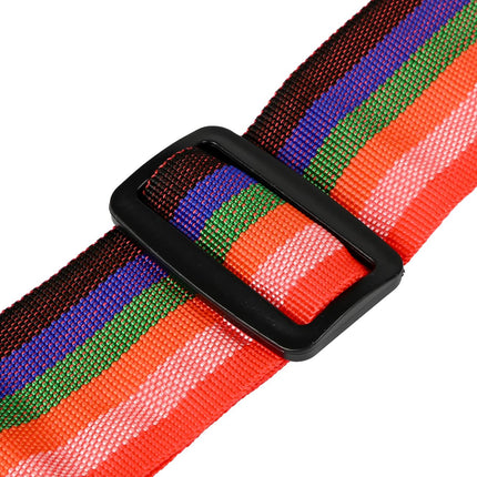 Kofferspanband multicolor – Breedte ca. 5 cm, Lengte ca. 183 cm, Kleur regenboog