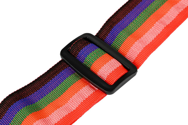 Kofferspanband multicolor – Breedte ca. 5 cm, Lengte ca. 183 cm, Kleur regenboog