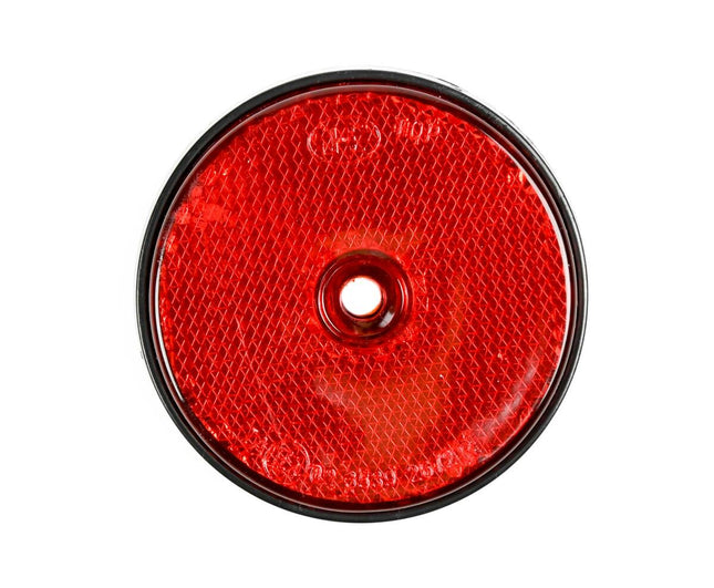 Rode Reflector 60mm, E4, Voor Auto's, Aanhangers - Veiligheid & Zichtbaarheid