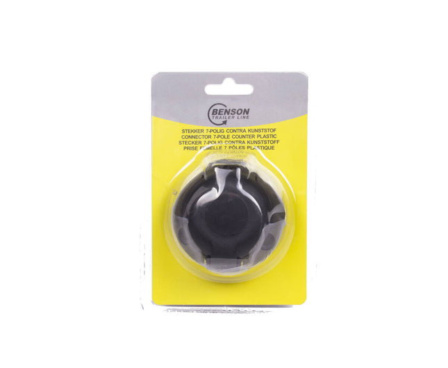 7-poliger Kunststoff-Stecker Ø 70 mm – für Anhängerverbindung