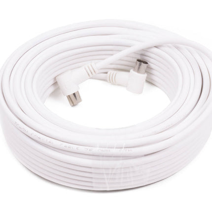 Coax Kabel 15m - Voor TV, Satelliet & Modem, Hoge Signaaloverdracht