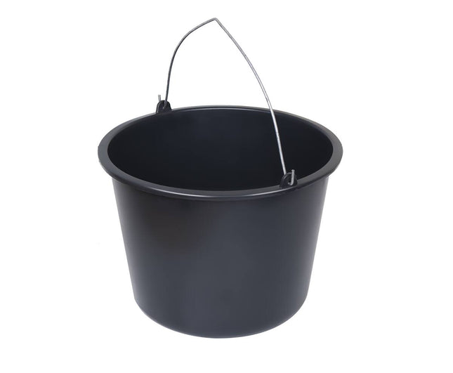 Bouwemmer 12L, Slagvast Kunststof, Ideaal voor Cement en Puin Transport.