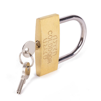 Hangslot 60 mm Staal, Weerbestendig, Inclusief 3 Sleutels, Voor Schuur