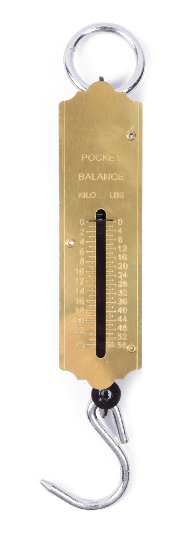 Unster pocket balance 25 kg – Maximaal weegvermogen 25 kg / 55 lbs, Breedte ca. 4–5 cm