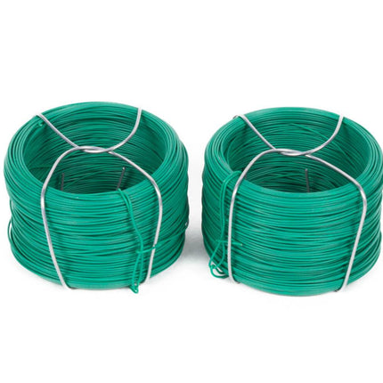 Binddraad Groen 0.7mm x 50m, 2 Stuks, Perfect voor Plantenbinden