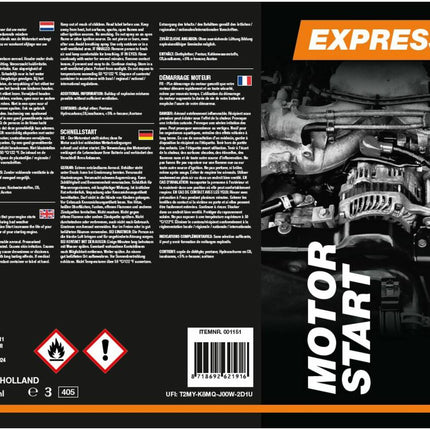 Express Motorstart 300 ml - Voor snelle koude starts van motorvoertuigen