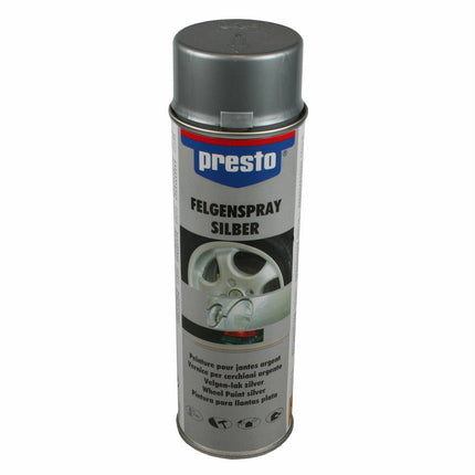 Presto Zilveren Velgenlak 500 ml - Herstel & Verfraai Autovelgen