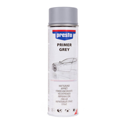 Presto Primer Grijs 500 ml - Snelle Droging, Roestwerend, Hoge Dekking