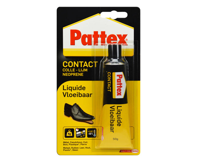 Pattex Contactlijm 50 gr - Geschikt voor Hout, Metaal, en Kunststof
