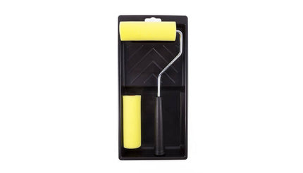 Lakset 3 dlg 10cm, incl. beugel, verfbak, 2 rollers voor lakprojecten
