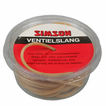 Simson Ventielslang 10m - Voor Fietsventielen Dunlop, Presta, Schrader