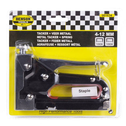 Metalen Tacker 4-12mm, Ideaal voor Textiel en Isolatie Bevestigen