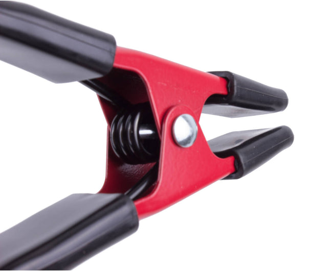 Zeilklem 40x110mm Rood, ideaal voor zeildoekbevestiging.