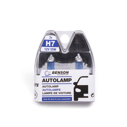 Autolamp H7 12V 55W Xenon Super White - Helder Licht, Set van 2