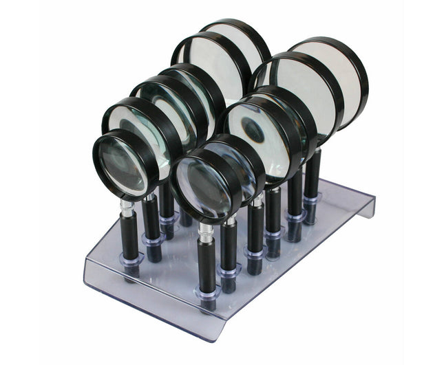 Loupe Set 12-delig, 5x Vergroting, 3 Lensmaten, Perfect voor Detailwerk