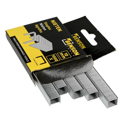 Nieten 10mm x 0,7mm - 1000 stuks, perfect voor textiel & posters