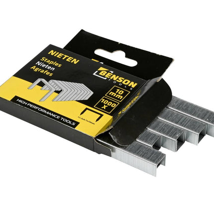 Nieten 10mm x 0,7mm - 1000 stuks, perfect voor textiel & posters