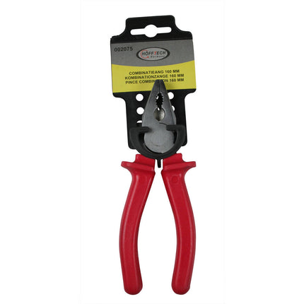 Combinatietang 160mm Cr-V: Knipt draad, buigt metaal, 160 mm lang