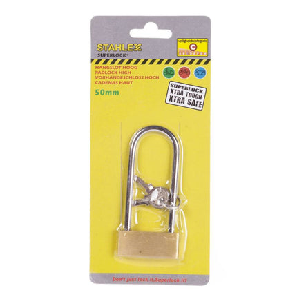 50 mm Stalen Hangslot - Weerbestendig voor Kluizen en Poorten