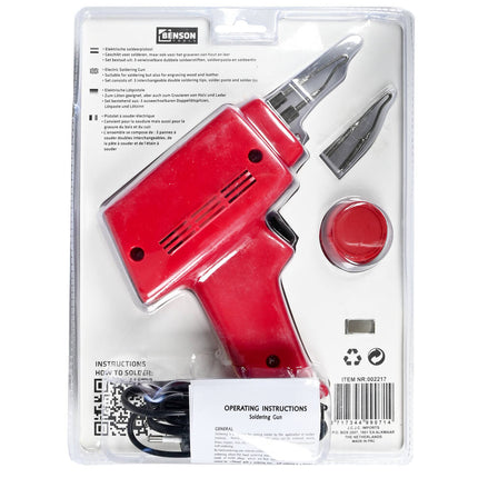 Soldeerpistool 100W: Solderen & graveren, incl. accessoires set