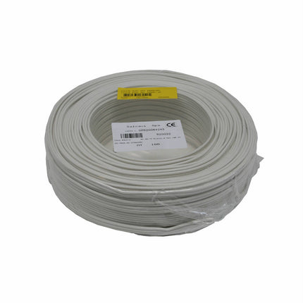 Stroomkabel 2x0.75mm² 100m Wit voor Lichte Apparaten en Verlichting