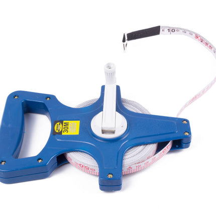 Landmeter 30m Glasfiber - Nauwkeurige Afstandmeting Tuin/Bouwplaats