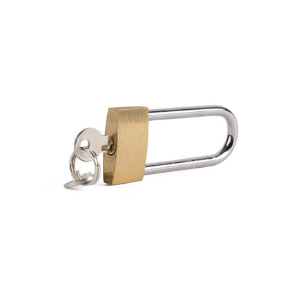 Vorhängeschloss Stahl 30mm, 2 Schlüssel, ideal für Tore und Schränke