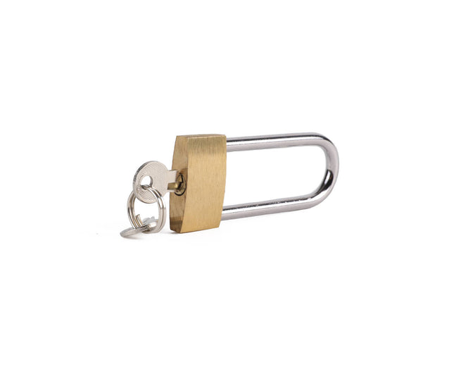Vorhängeschloss Stahl 30mm, 2 Schlüssel, ideal für Tore und Schränke