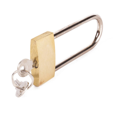 Hangslot 40 mm Staal - Beschermt Schuur, Fiets, Poort, Inclusief 3 Sleutels