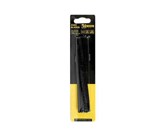 Zaagbladen 150 mm 10 st, 24 TPI, voor metaal, hout en kunststof.