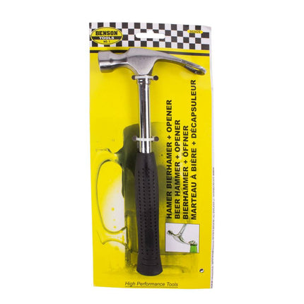 Bierhamer 2-in-1: Klopfunctie + Flesopener voor BBQ's & Feestjes