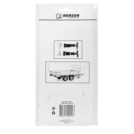 Motorkaphaak Set 2-delig, 12 cm, Gemakkelijk Motorkap Openen/Sluiten