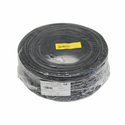 Stroomkabel 2x0.75mm 100m Zwart - Ideaal voor Verlichting en Apparaten