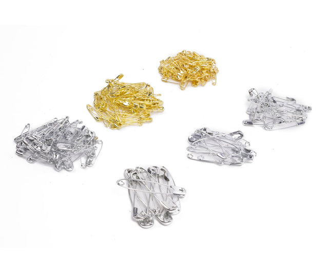 Veiligheidsspelden Set 250 dlg - Maten 2cm-5.5cm voor Kleding & DIY