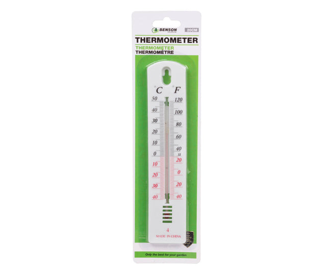 Witte Buitenthermometer - Meet -50°C tot 50°C voor Tuinmonitoring