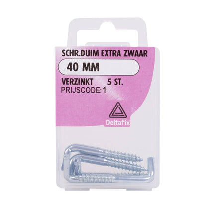 40mm Verzinkte Schroefduim voor Zware Deuren en Poorten