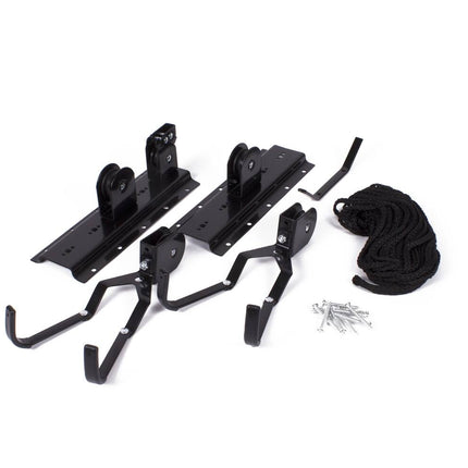 Fietslift Plafond: 20kg Max, Rubberen Haken, Ruimtebesparing Garage